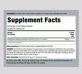 PIPING ROCK Ashwagandha 120 Capsules, 920 mg (per serving)