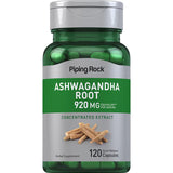 PIPING ROCK Ashwagandha 120 Capsules, 920 mg (per serving)