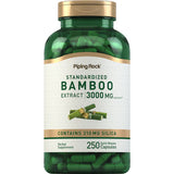 PIPING ROCK Bamboo Extract, 3000 mg, 250 Quick Release Capsules