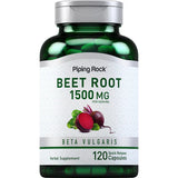 PIPING ROCK Beet Root, 1500 mg (per serving), 120 Quick Release Capsules