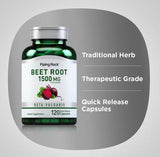 PIPING ROCK Beet Root, 1500 mg (per serving), 120 Quick Release Capsules