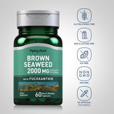 PIPING ROCK Brown Seaweed (Wakame), 2000 mg (per serving), 60 Quick Release Capsules