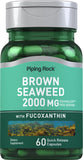 PIPING ROCK Brown Seaweed (Wakame), 2000 mg (per serving), 60 Quick Release Capsules