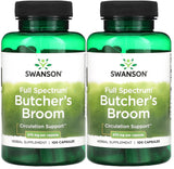 SWANSON Full Spectrum Butcher's Broom, 470 mg, 100 Capsules