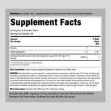 PIPING ROCK DGL Licorice Root, 180 Chewable TABLETS - Vegetarian - Deglycyrrhizinated LIQUORICE