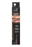 E.L.F. Holy Strokes Micro-Fine Pen, DARK BROWN - 0.02 fl oz, Waterproof Eyebrow Enhancer