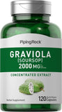 PIPING ROCK Graviola 1000 mg per Capsule, 120 Capsules