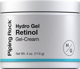 PIPING ROCK Hydro Gel, Retinol Gel Cream, 4 oz (113 g) Tub, VEGAN