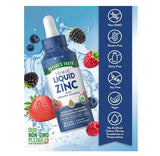 NATURE'S TRUTH Ionic Liquid Zinc (Organic) (Natural Fruit Punch), 2 fl oz (59 mL) Dropper Bottle