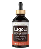 CARLYLE Lugol's Iodine (2%) Solution, 4 fl oz (118 mL) Dropper Bottle