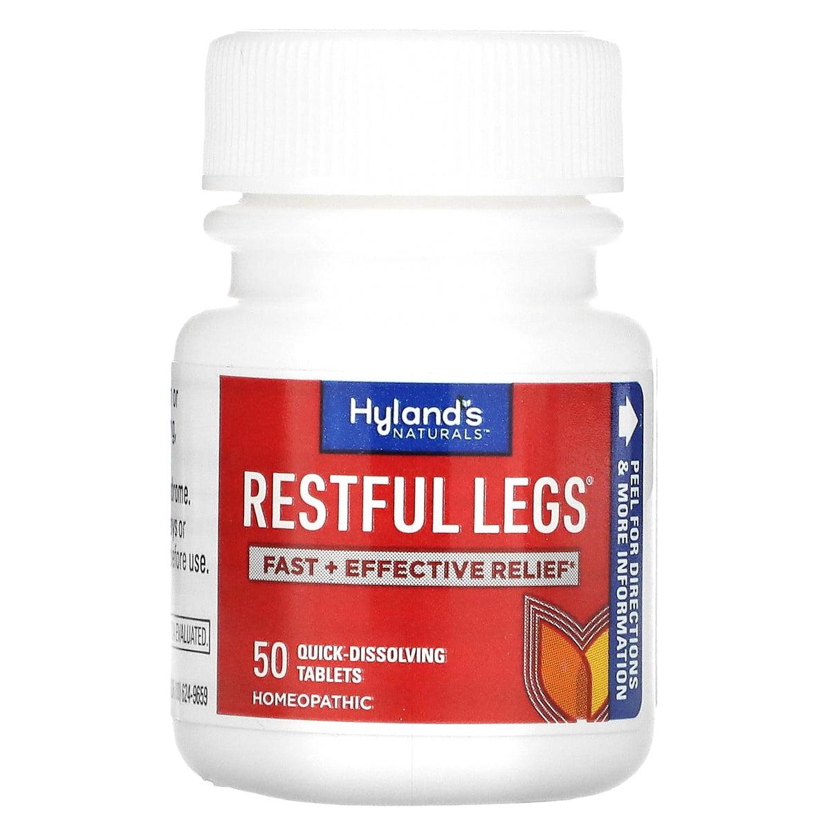 HYLAND'S NATURALS Restful Legs, 50 Tablets, Quick Dissolving Arkane