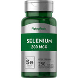 PIPING ROCK Selenium 200mcg 250 TABLETS - Vegetarian Formula
