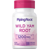 PIPING ROCK Wild Yam Root, 1200 mg, 100 Quick Release Capsules