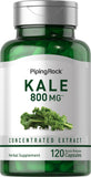 PIPING ROCK Kale 800mg 120 Capsules