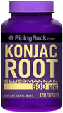 PIPING ROCK Konjac Root 600mg 120 CAPSULES  Glucomannan