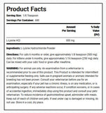 PIPING ROCK L-Lysine For Cats Powder, 12 oz (340 g) TUB, Lysine