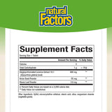 NATURAL FACTORS, DGL, 400mg, 90 Chewable TABLETS - Deglycyrrhizinated Licorice Root Extract, VEGETARIAN, VEGAN