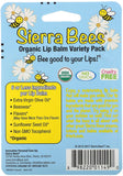 SIERRA BEES Organic Lip Balms (Variety 4 PACK)