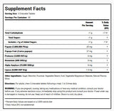 PIPING ROCK Ultra Papaya Enzyme Supreme - 360 Chewable Tablets ( 2 bottles of 180), Vegetarian