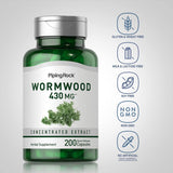 PIPING ROCK Wormwood 430mg, 200 Quick Release Capsules
