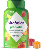 70 Probiotic Gummies, Natural Raspberry, Peach & Mango, 5 Billion  VitaFusion 1