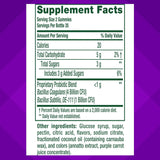 70 Probiotic Gummies, Natural Raspberry, Peach & Mango, 5 Billion  VitaFusion 3