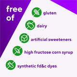 70 Probiotic Gummies, Natural Raspberry, Peach & Mango, 5 Billion  VitaFusion 4