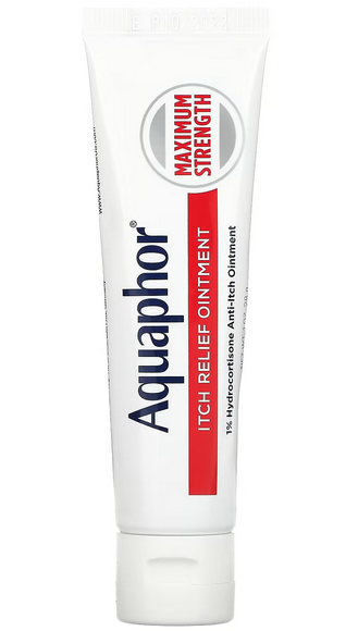 AQUAPHOR Itch Relief Ointment, Maximum Strength, Fragrance Free, 1 oz (28 g)