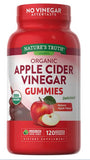 NATURE'S TRUTH Apple Cider Vinegar, 120 VEGAN Gummies, Apple Flavour, USDA Organic