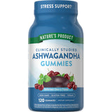 NATURE'S TRUTH Ashwagandha, 120 Vegan Gummies (Natural Cherry Flavour)