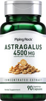 PIPING ROCK Astragalus Root, 4500 mg (per serving), 90 VEGETARIAN Capsules