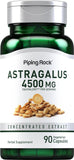 PIPING ROCK Astragalus Root, 4500 mg (per serving), 90 VEGETARIAN Capsules