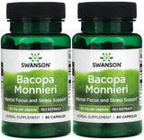 SWANSON Bacopa Monnieri, 50mg Capsule, 90 Capsules