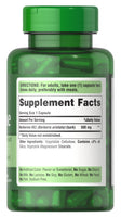 PURITAN'S PRIDE Berberine 500 mg, 60 Vegetarian Capsules