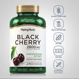 PIPING ROCK Black Cherry, 2800 mg (per serving), 240 Quick Release Capsules