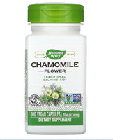 NATURE'S WAY Chamomile Flower, 350 mg, 100 Vegan Capsules