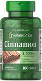 Cinnamon 500 mg 100 Vegetarian Capsules Puritan's Pride 1