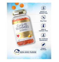 CARLYLE CoQ10 (Mango Pineapple), 200 mg (per serving), 140 Vegan Gummies