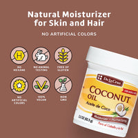 DE LA CRUZ Coconut Oil, Moisturizer, 2.2 oz (62.5 g)