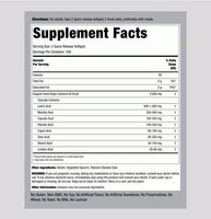 PIPING ROCK Coconut Oil (Extra Virgin), 2000 mg per serving, 200 Quick Release Softgels