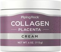 PIPING ROCK Collagen Placenta Facial Cream, 4 oz (113 g) Tub