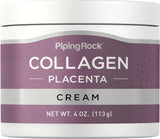 PIPING ROCK Collagen Placenta Facial Cream, 4 oz (113 g) Tub