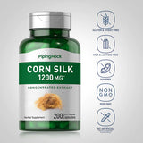 PIPING ROCK Corn Silk, 1200 mg, 200 Quick Release Capsules