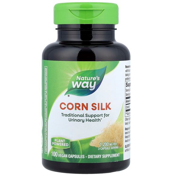 NATURE'S WAY Corn Silk, 400 mg, 100 Vegan Capsules
