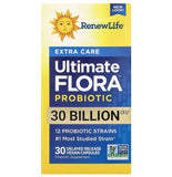 RENEW LIFE Extra Care Ultimate Flora™ Probiotic, 30 Billion CFU, 30 VEGAN Capsules 1
