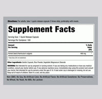 PIPING ROCK Fennel Seed, 480 mg, 180 Quick Release Capsules