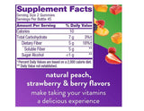 Fibre Well 90 Gummies Peach Strawberry & berry VitaFusion 3