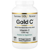 Gold C Vitamin C 1000 mg 240 Vegetarian Capsules California Gold 1