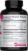 NEOCELL Grassfed Collagen Peptides + Vitamin C & Biotin, 180 Tablets
