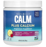 NATURAL VITALITY CALM Magnesium Supplment, & Calcium, Raspberry-Lemon, 8 oz (226 g) 1